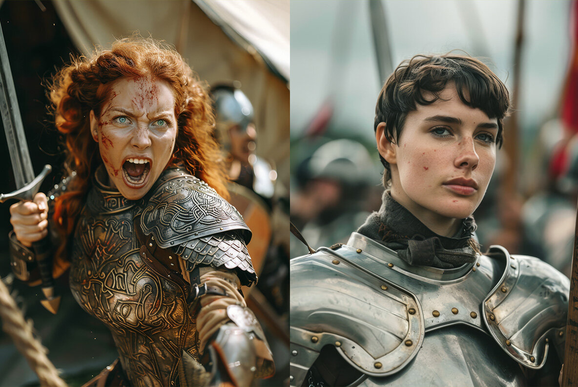 Women knights in armor 13