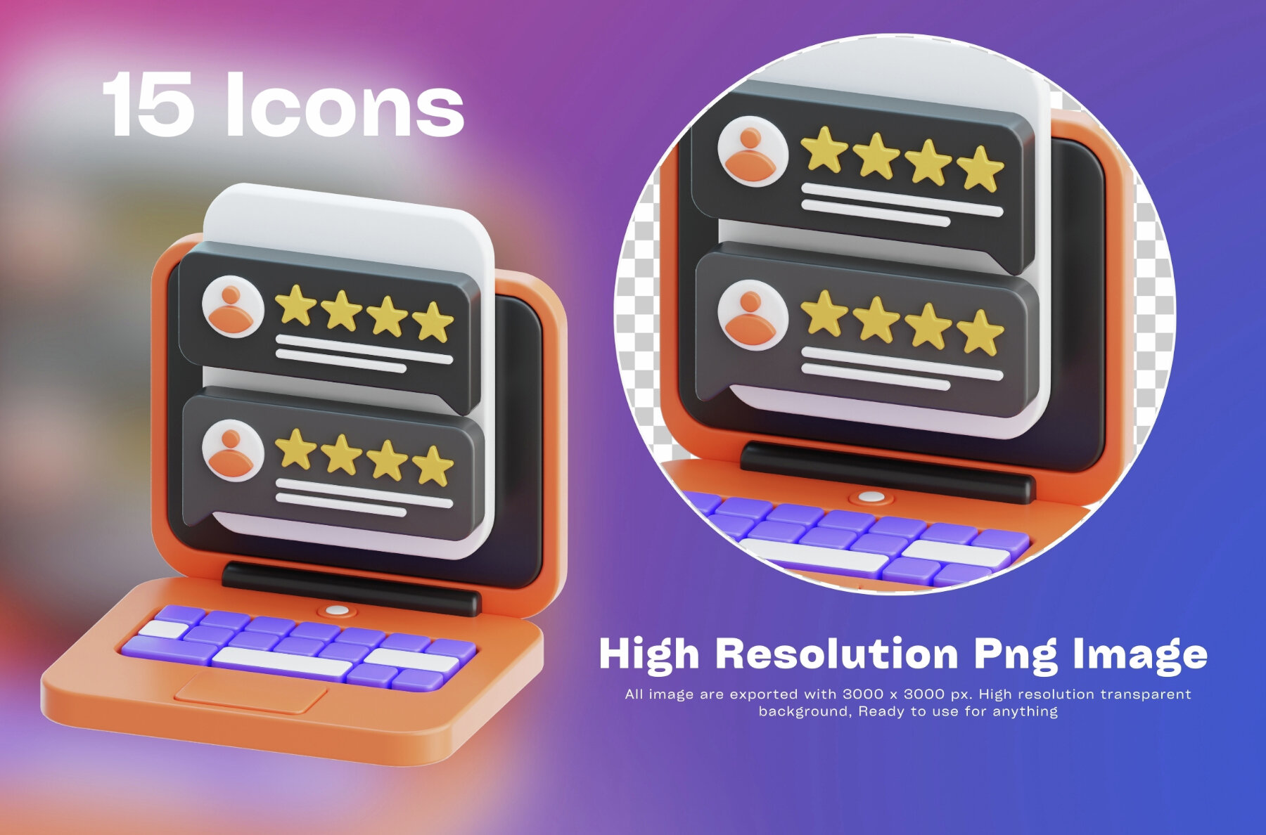 Remote Work 3d Icon 4