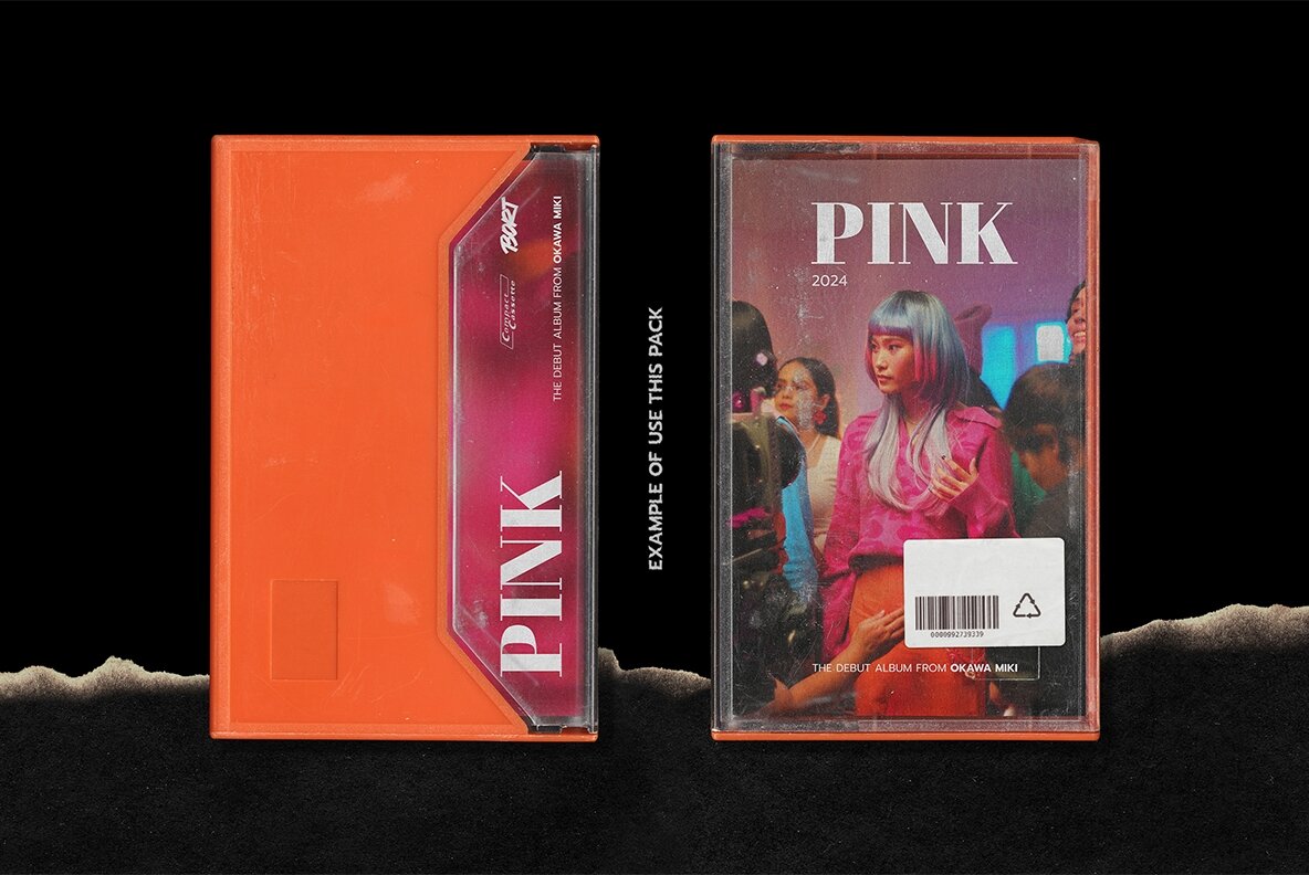 Cassette Tape Maker Mockup Pack 7