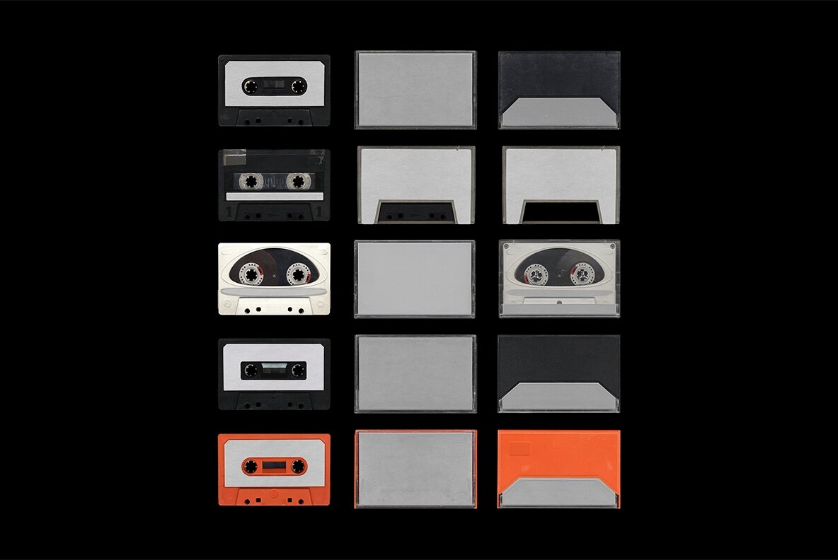 Cassette Tape Maker Mockup Pack 10