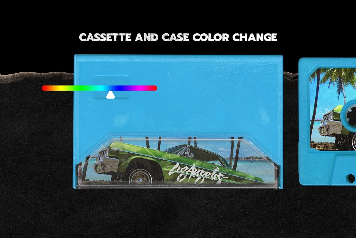 Cassette Tape Maker Mockup Pack 11