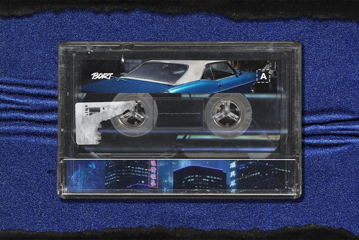 Cassette Tape Maker Mockup Pack 13