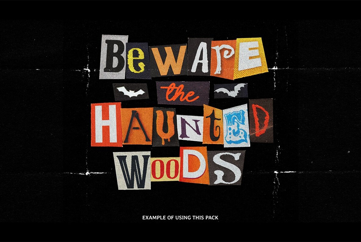 Happy Halloween 2024 Ransom Letters 4