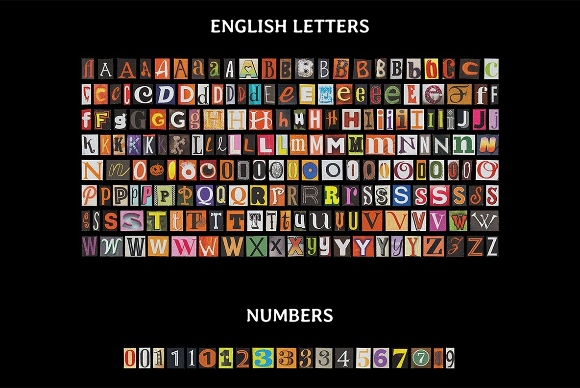 Happy Halloween 2024 Ransom Letters 5