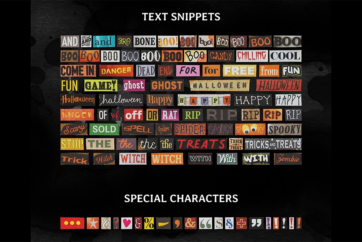 Happy Halloween 2024 Ransom Letters 7