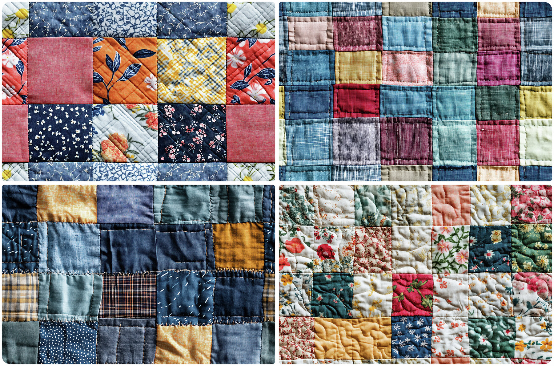 30 Quilting Texture Backgrounds 4