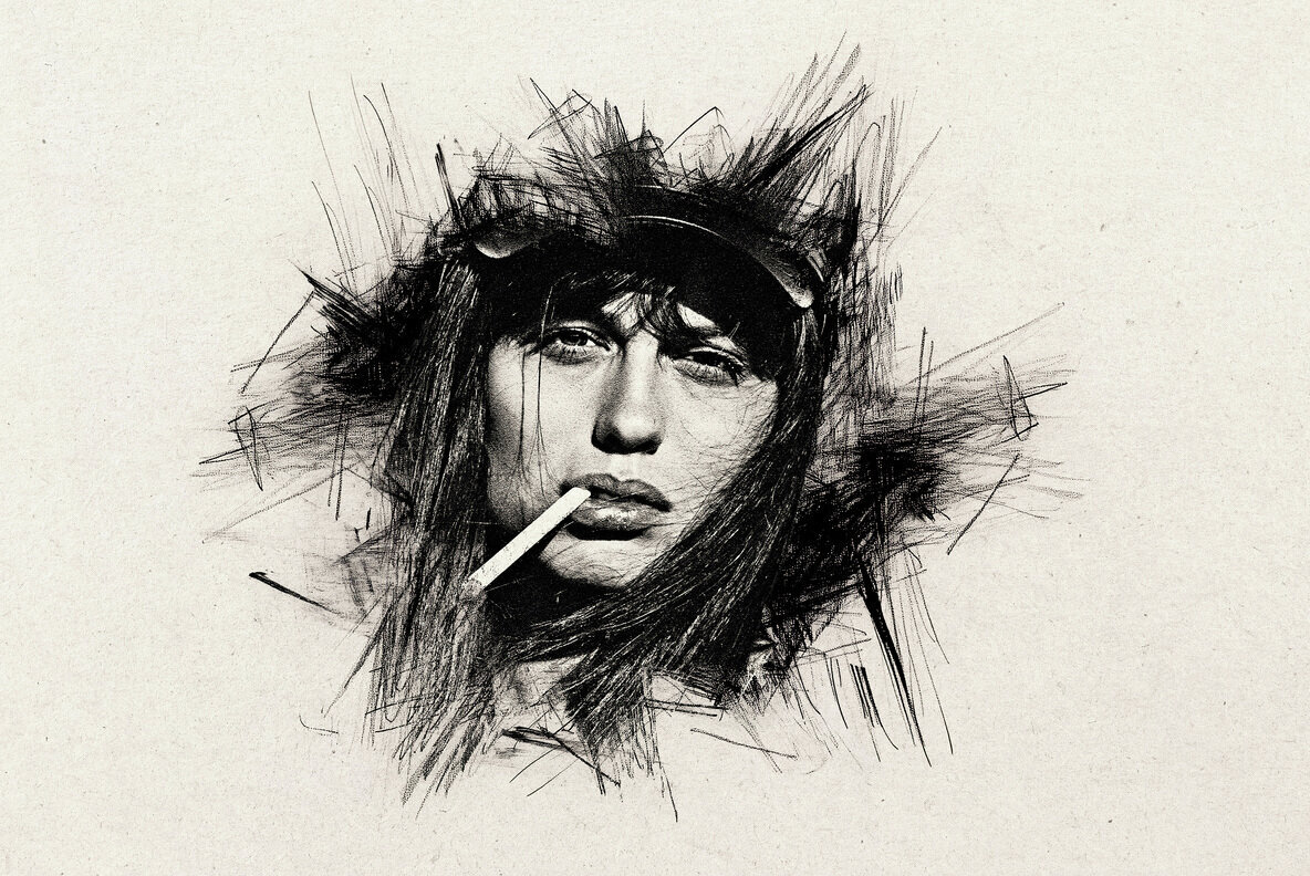 Scribble Sketch Photo Effect 2