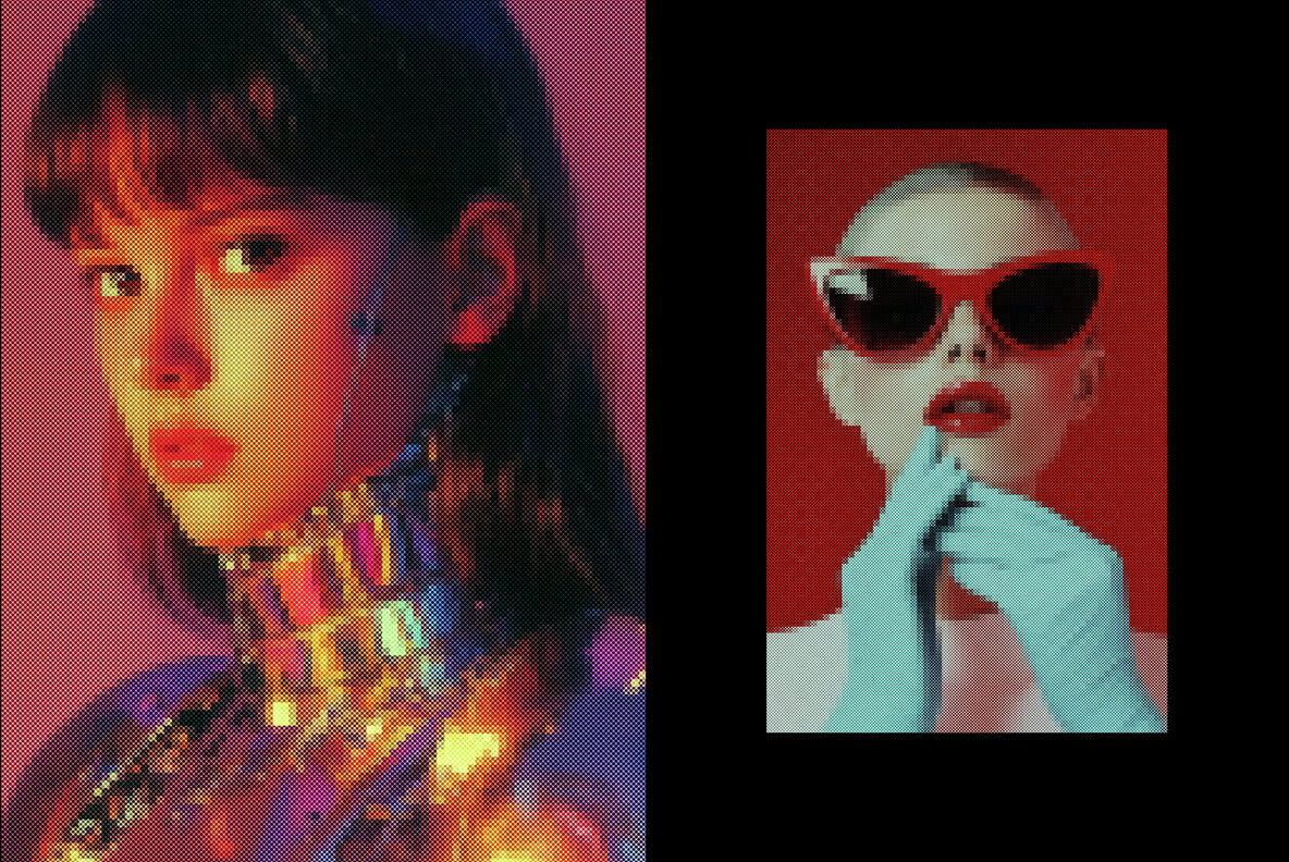 Pixel Art Photo Effect 6