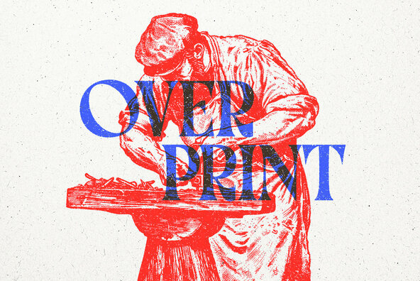 アート・デザイン・音楽 THA ART ofgetting over Vintage Overprint Effect - YouWorkForThem