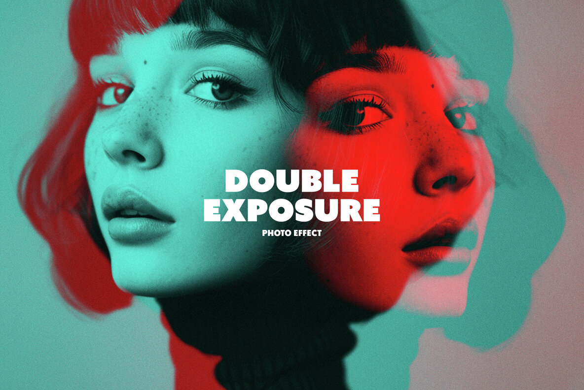 Color Double Exposure Photo Effect 1