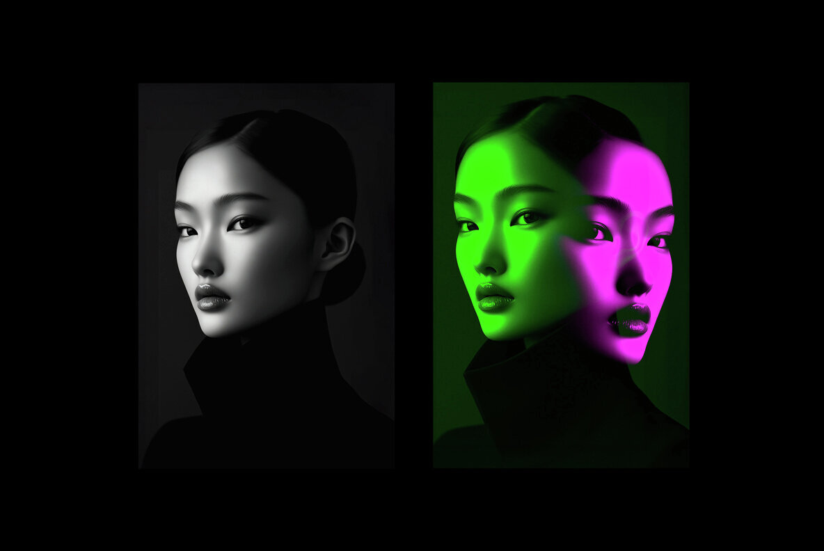 Color Double Exposure Photo Effect 3