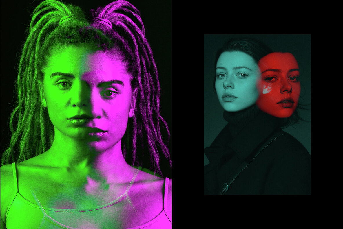 Color Double Exposure Photo Effect 7