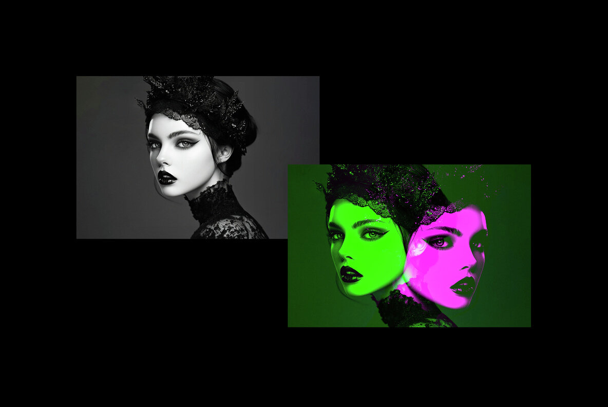 Color Double Exposure Photo Effect 9