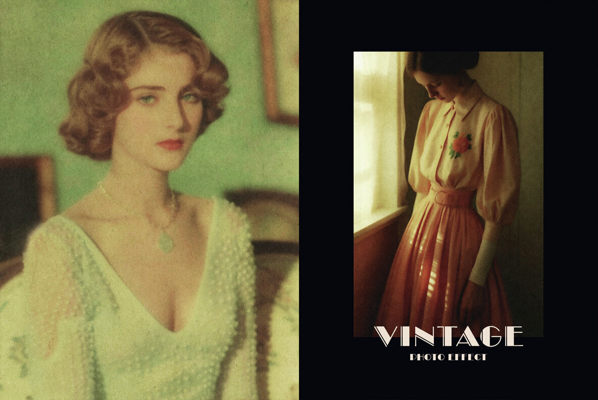 Vintage Photocard Effect 1