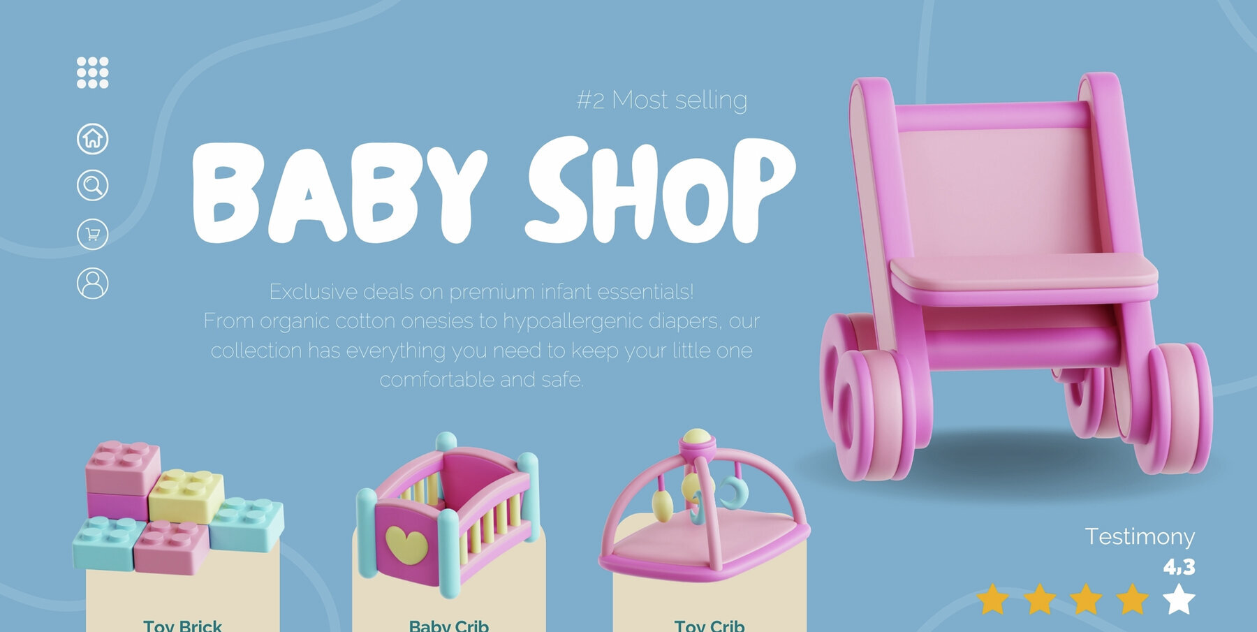 Baby Stuff 3d Icon 2