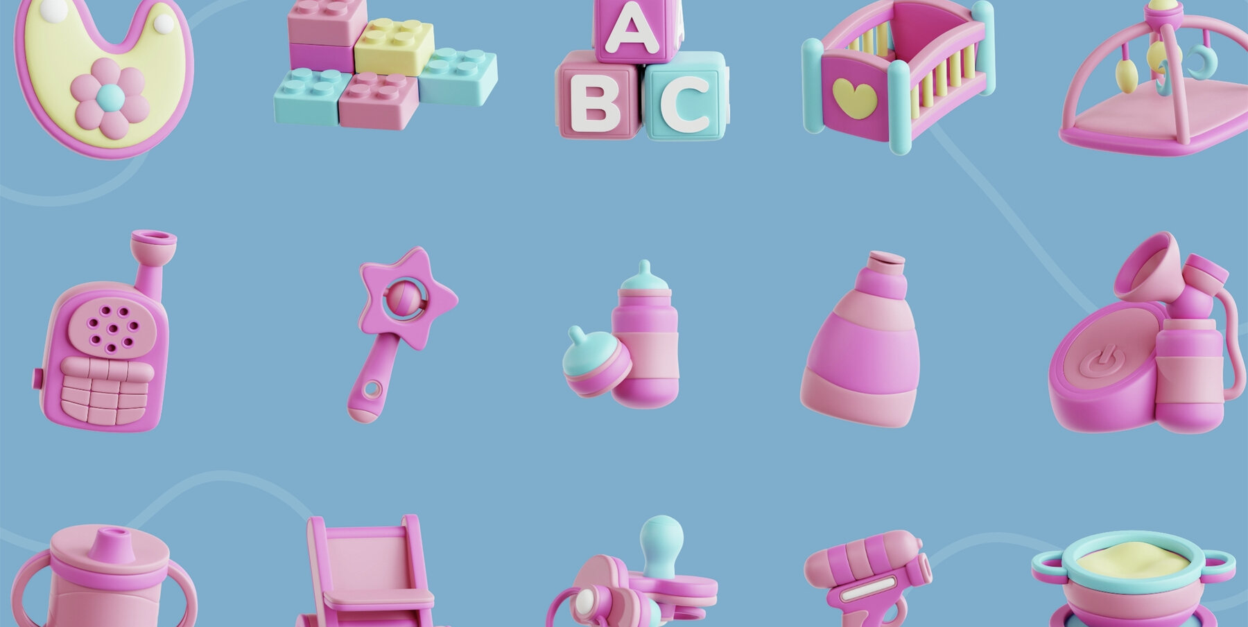 Baby Stuff 3d Icon 6