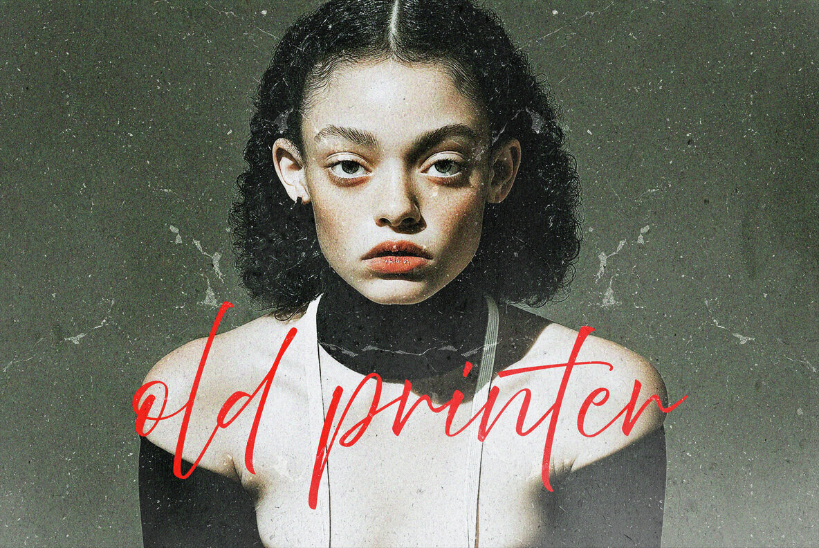 Old Printing Photo Effect 1