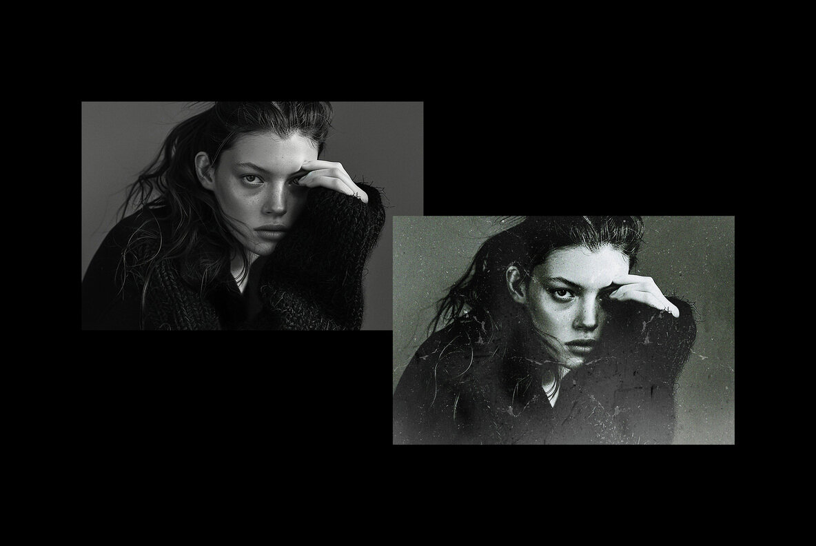 Old Printing Photo Effect 7