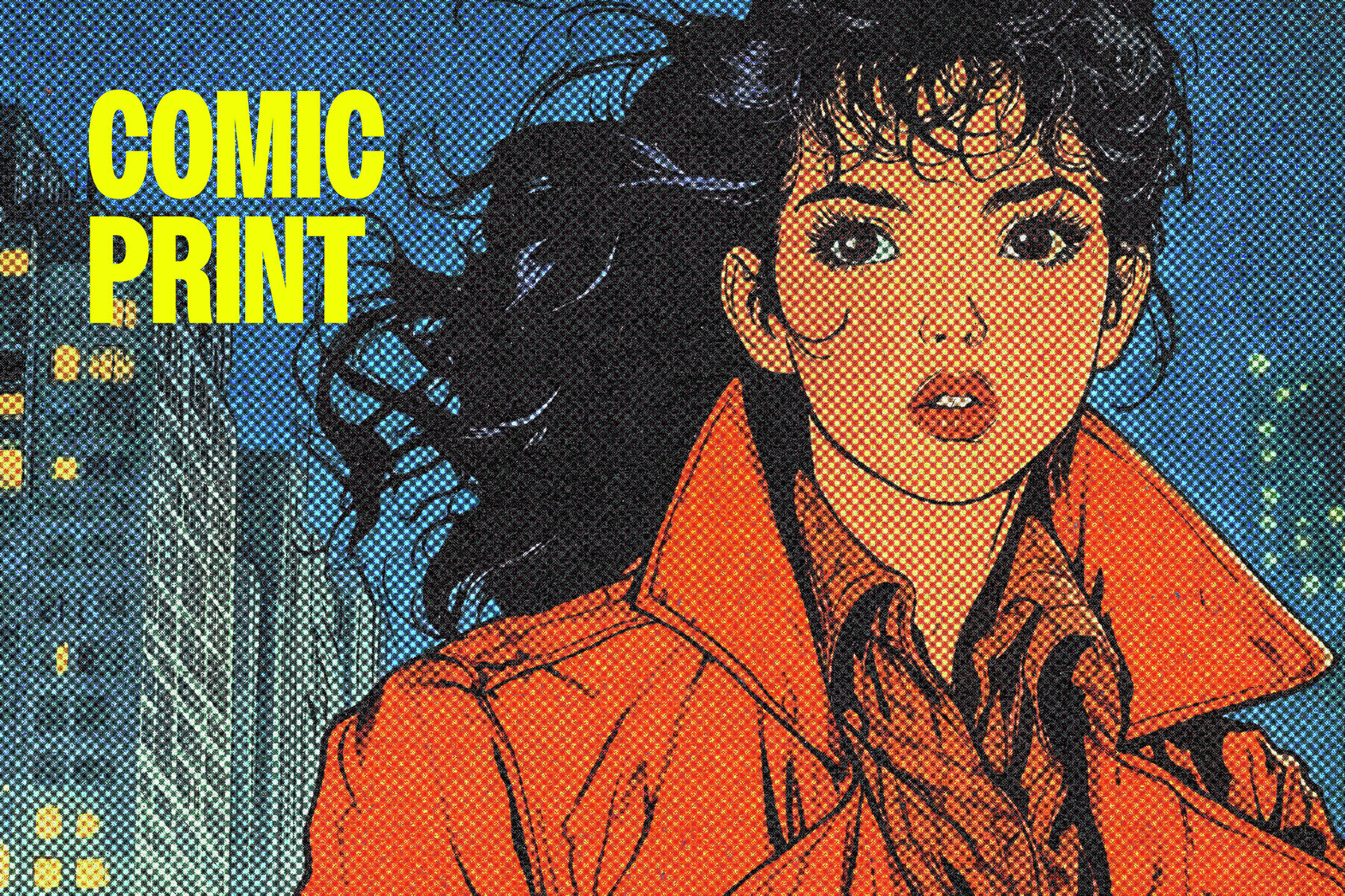 Comic Printing Photo Effect 1