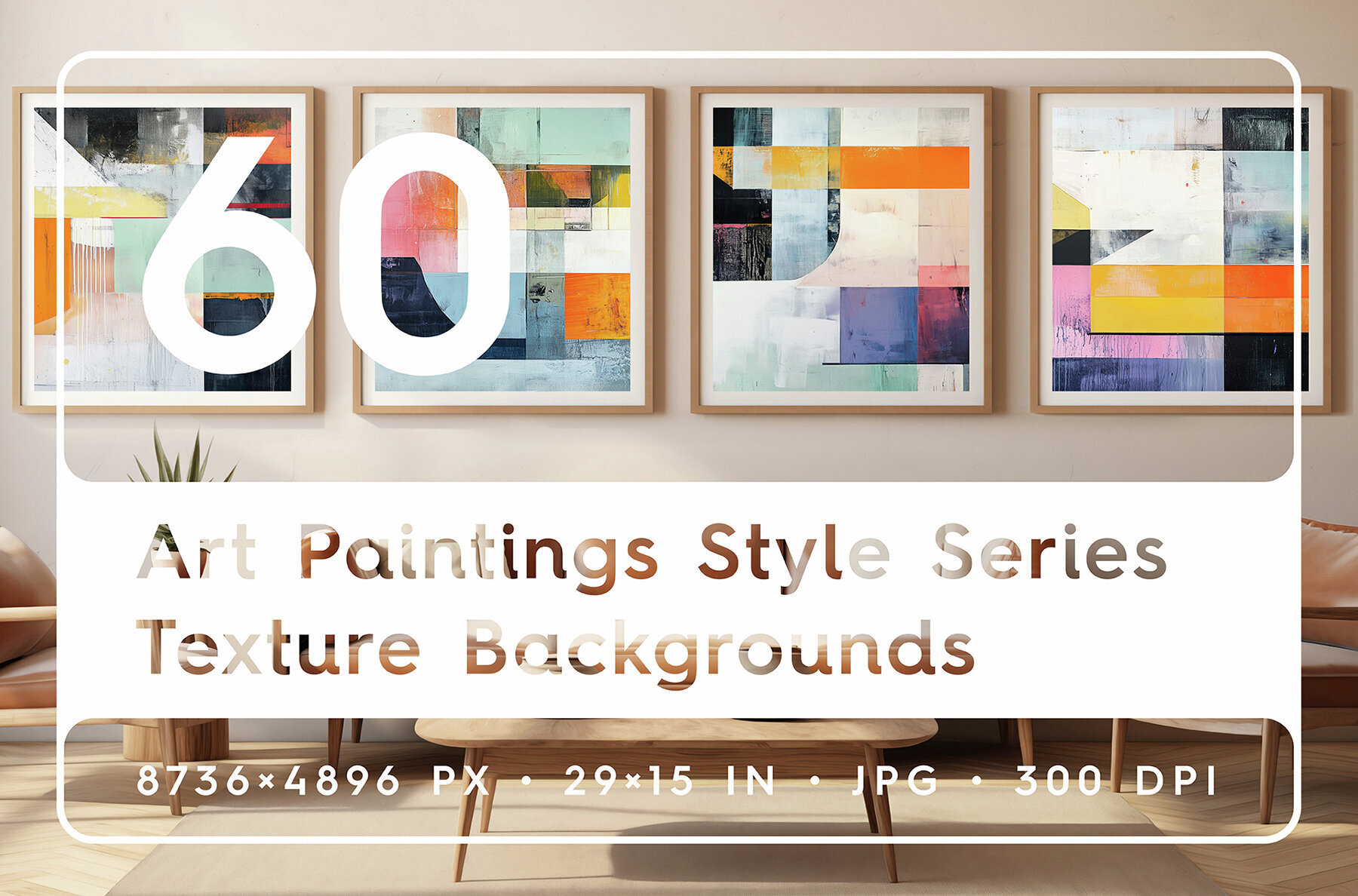 60 Art Paintings Style Series Texture Backgrounds 1