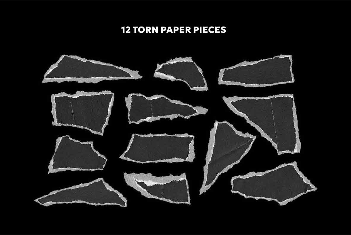 TORN PAPER PACK 7