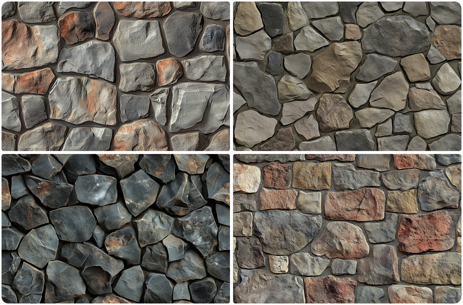 30 Rubble Stone Texture Backgrounds 5