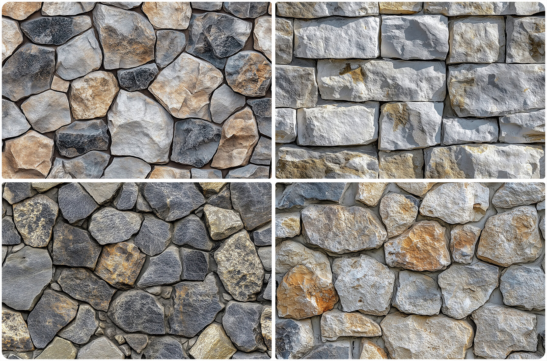 30 Rubble Stone Texture Backgrounds 7
