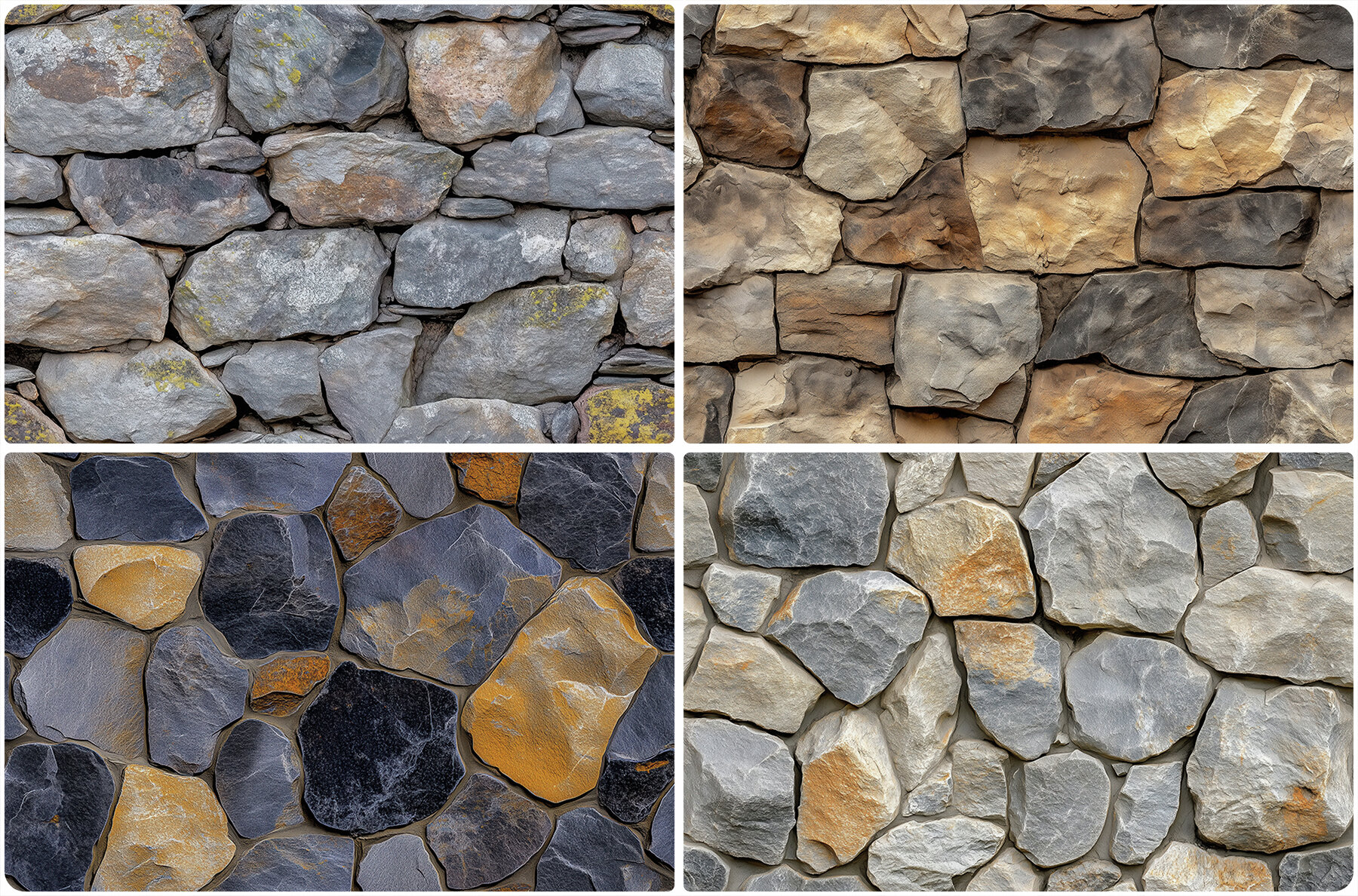30 Rubble Stone Texture Backgrounds 8