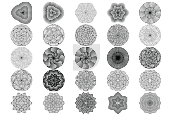 Guilloche Collection 01 6