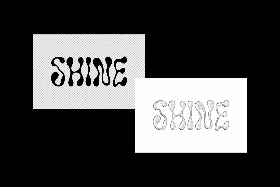 Glass Chrome Text and Logo Effect 5