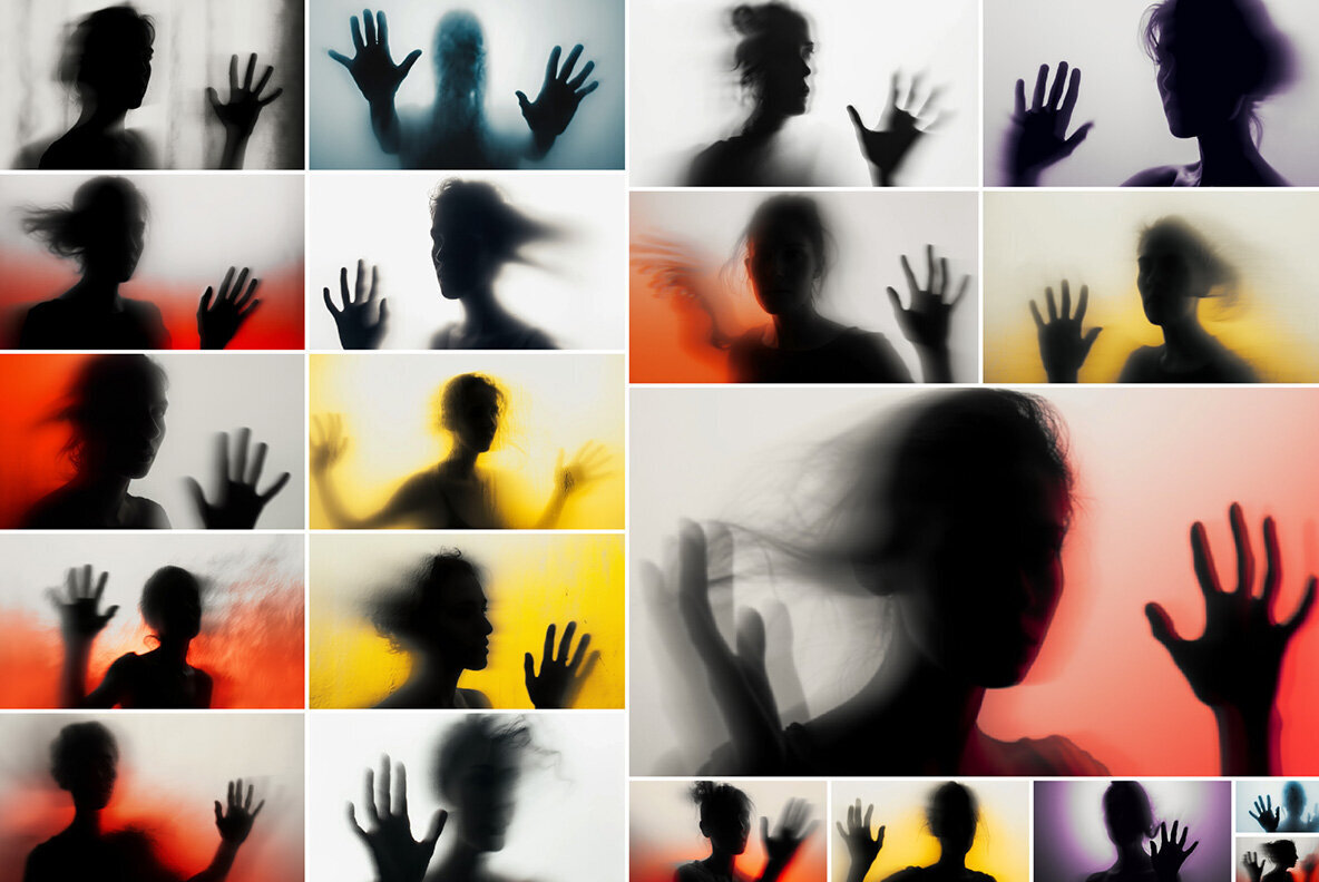 Blurred silhouettes 3