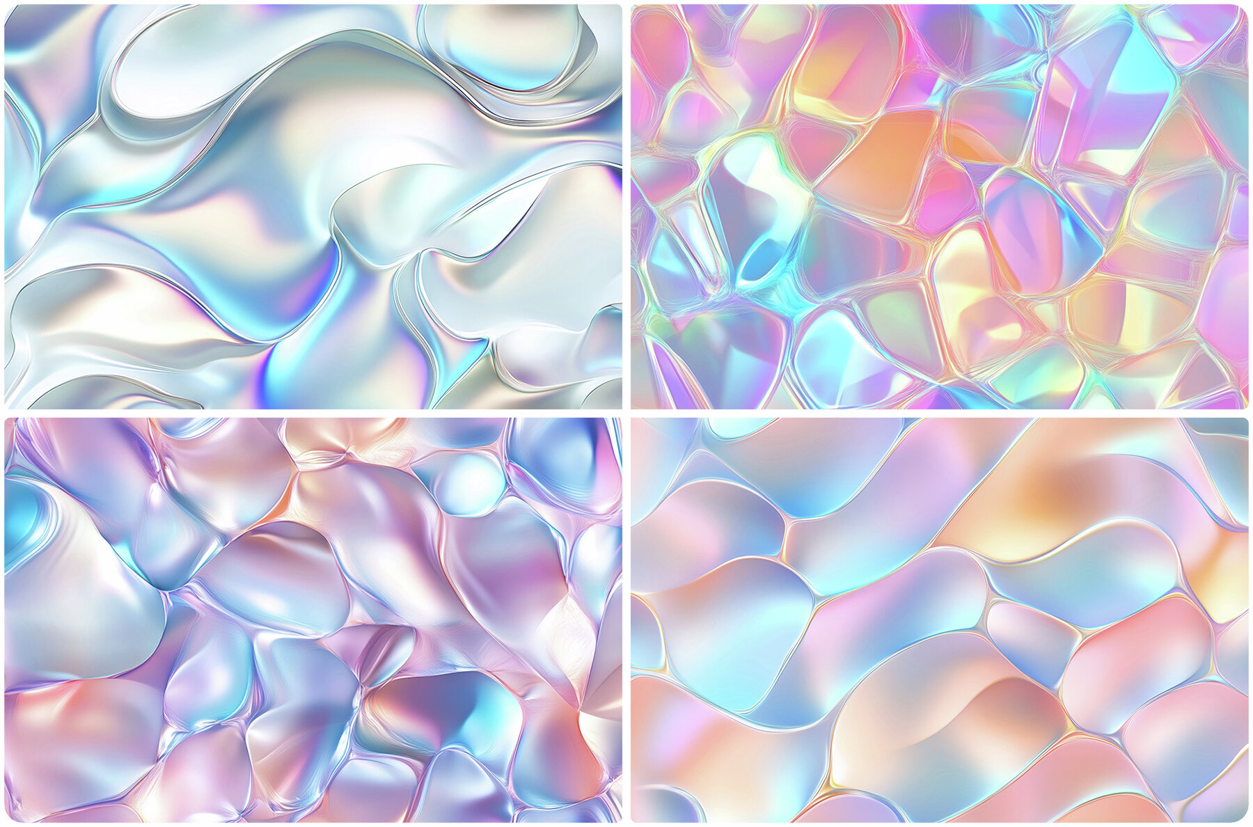 30 Pearlescent Background Textures 4