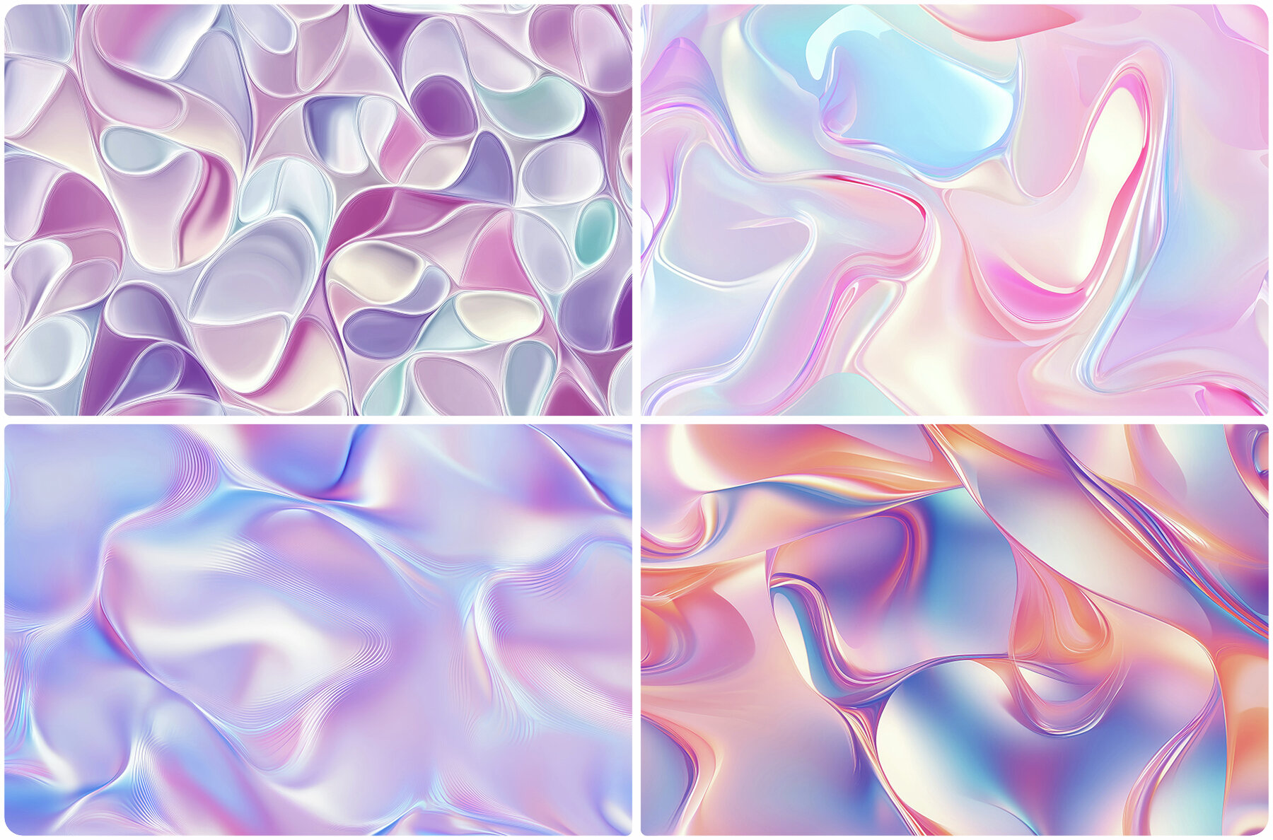 30 Pearlescent Background Textures 7