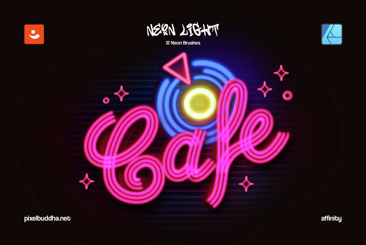 Neon Light Affinity Brushes 5