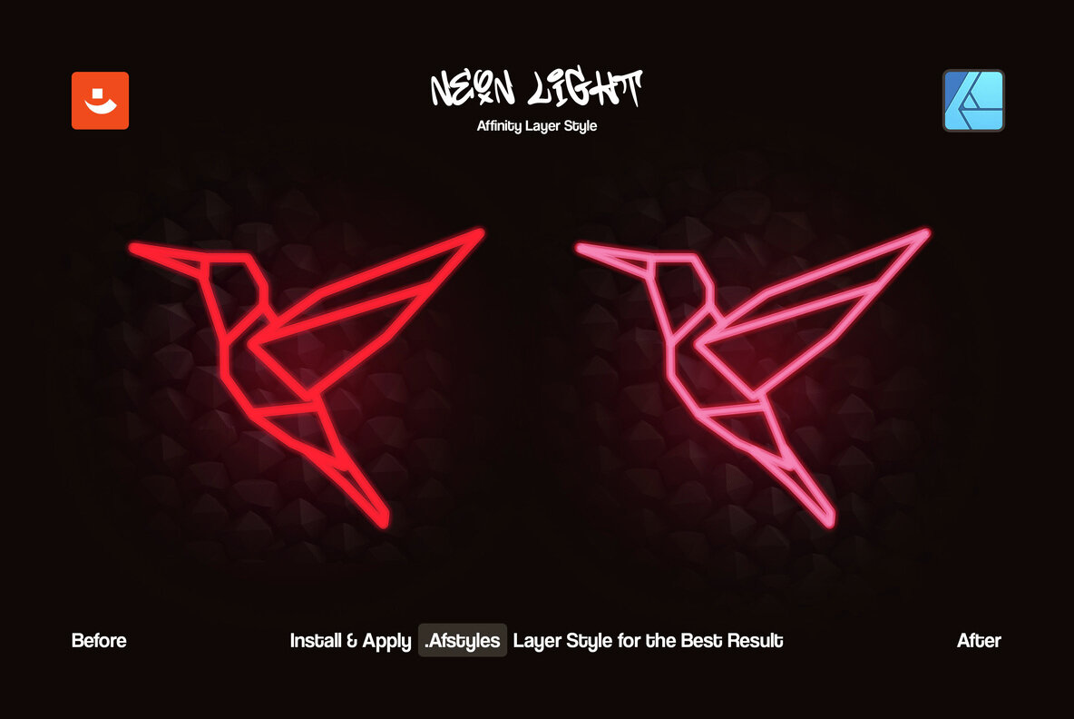 Neon Light Affinity Brushes 6