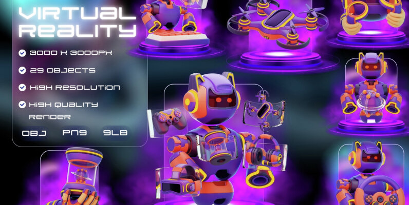 Virtual Reality 3d Icon