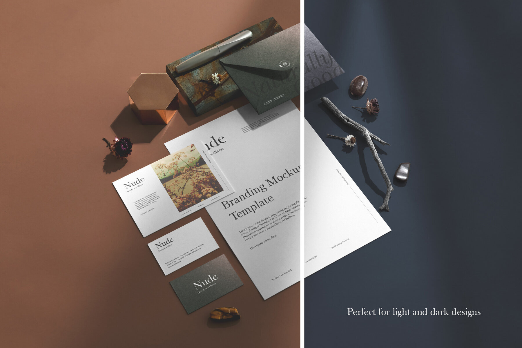 Nude Branding Mockups Kit 3