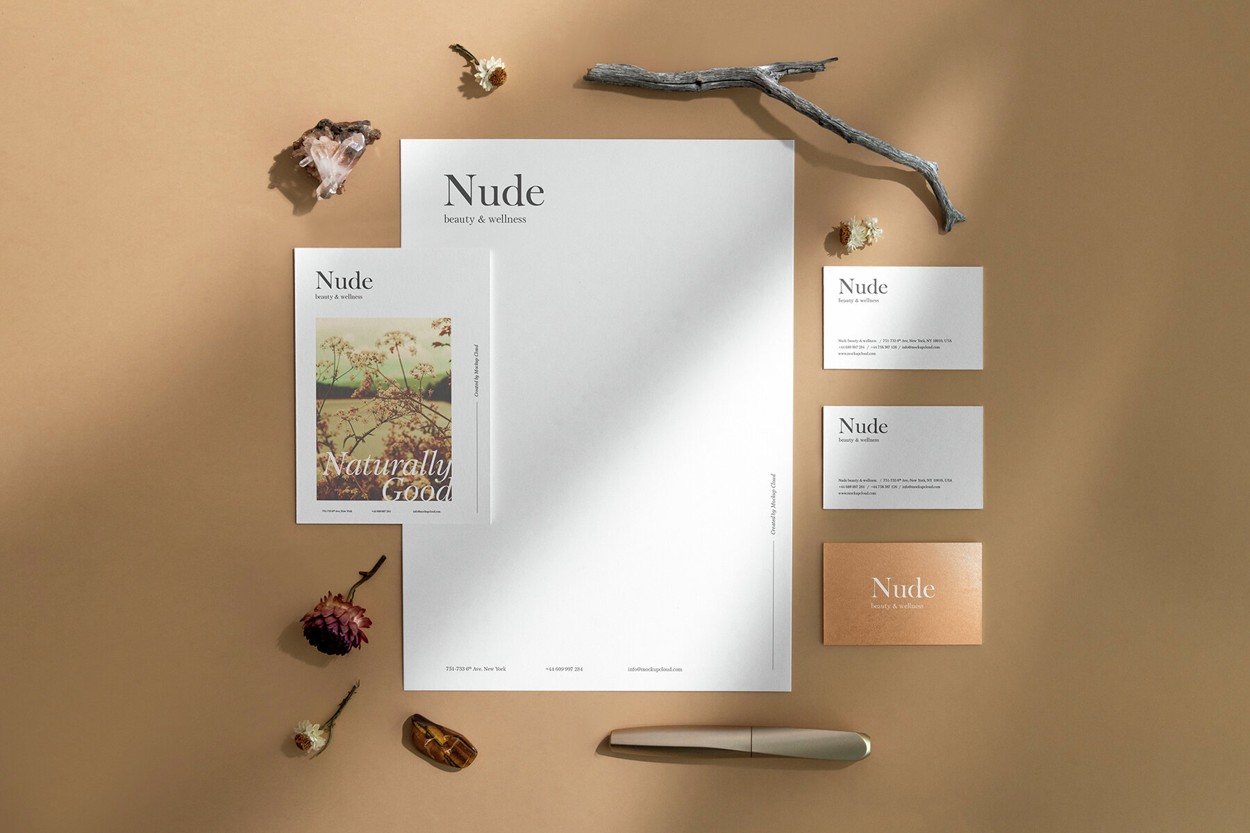 Nude Branding Mockups Kit 6