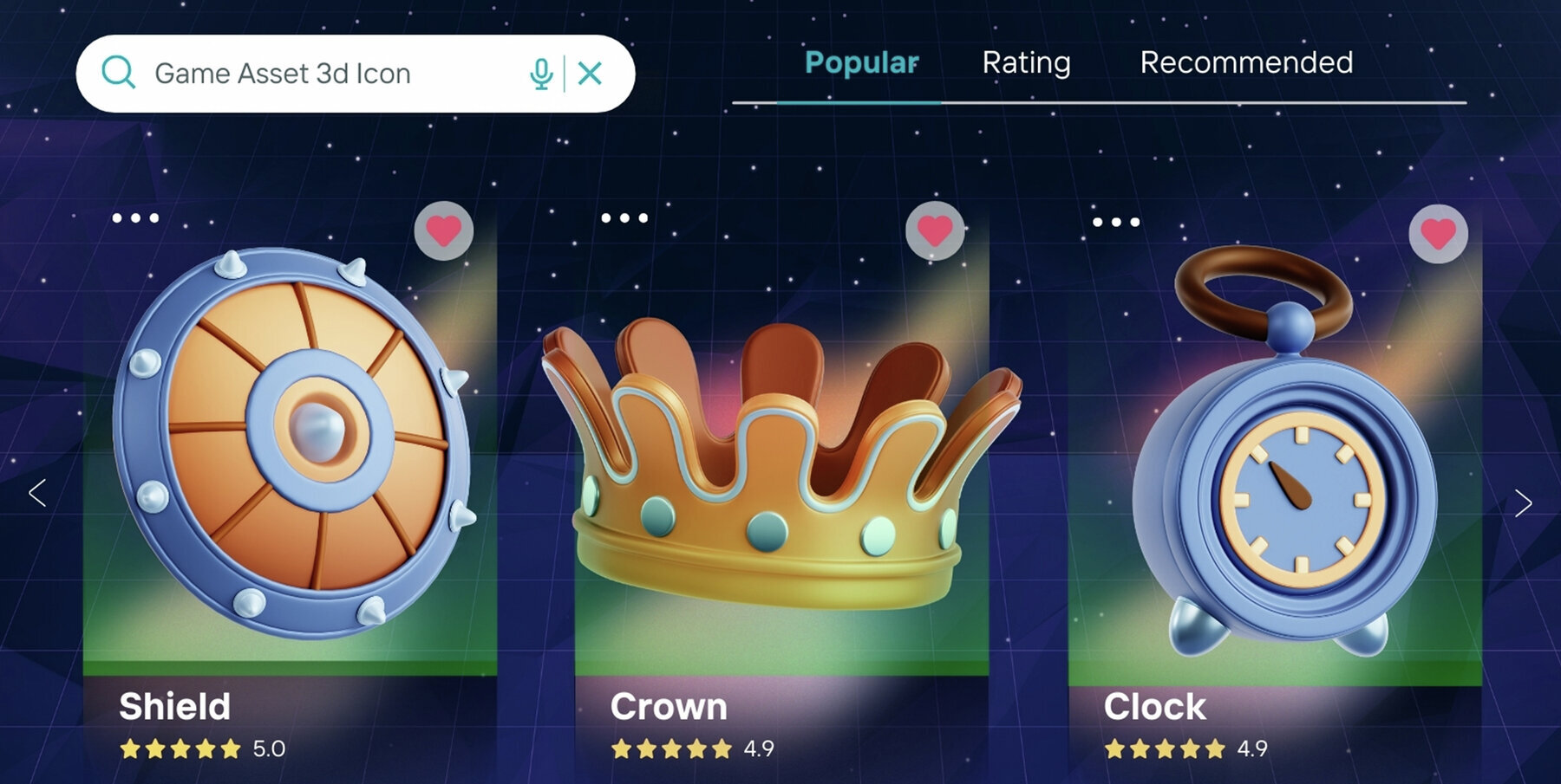 Game Asset 3d Icon 2