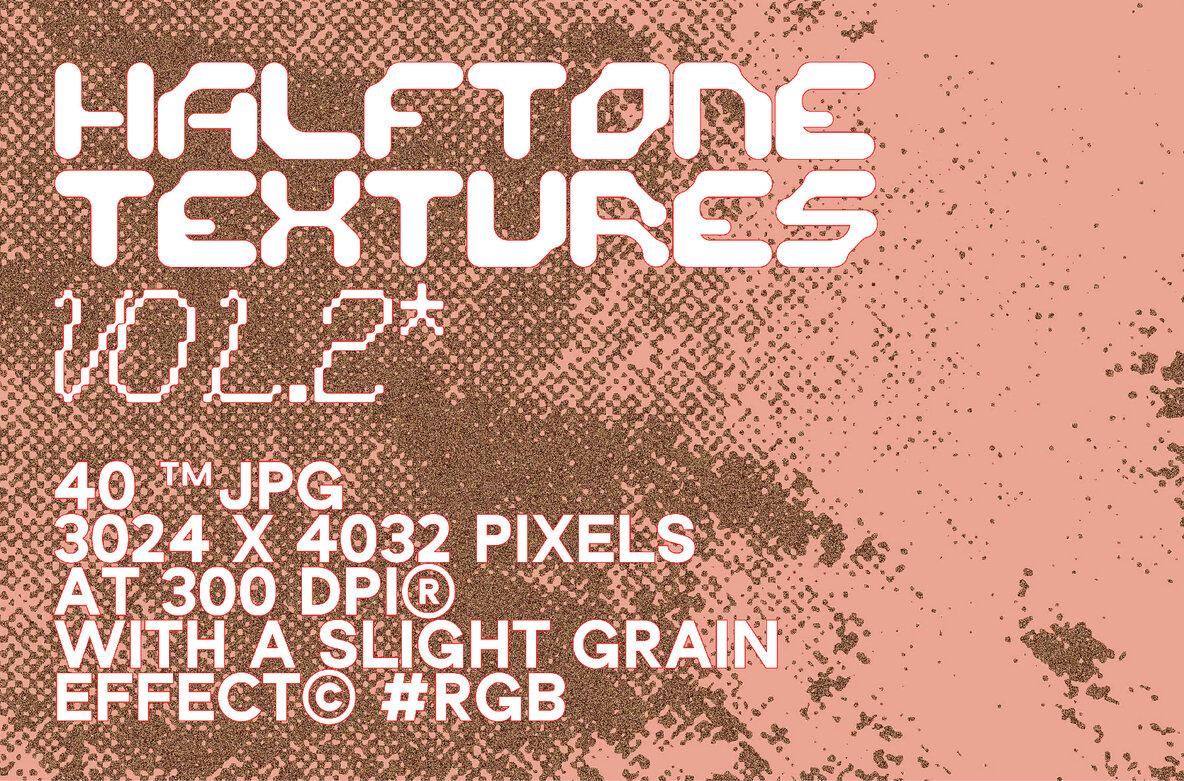 Halftone Textures Vol.2 Halftones - YouWorkForThem