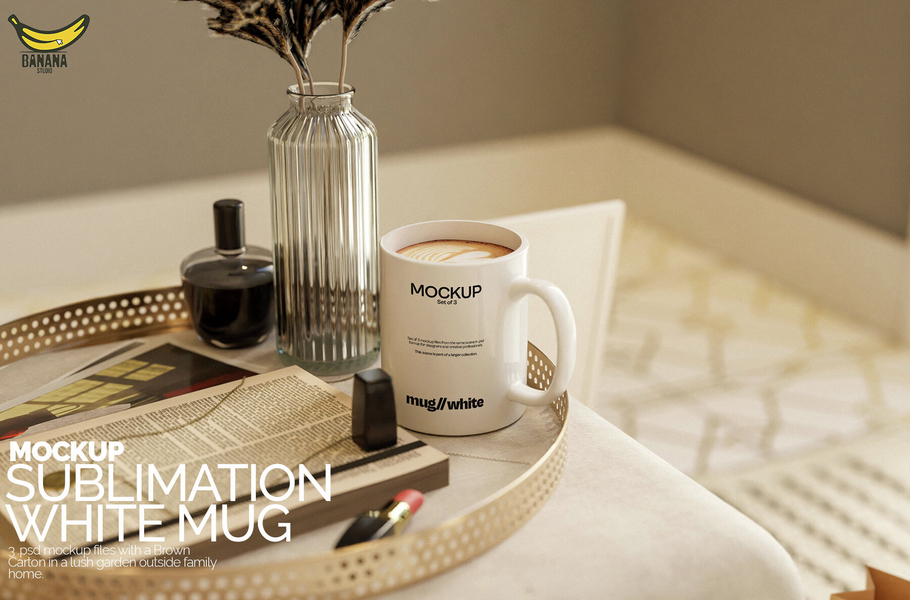 Sublimation 11oz White Mug Mockup Bundle 1
