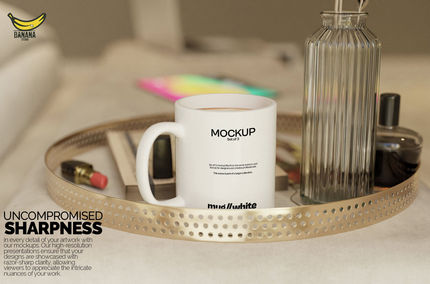 Sublimation 11oz White Mug Mockup Bundle 3