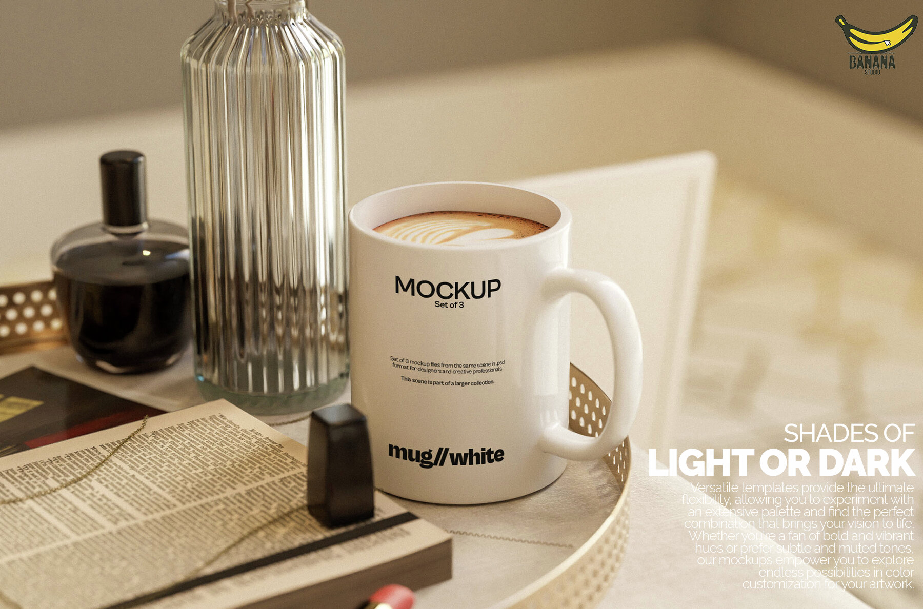 Sublimation 11oz White Mug Mockup Bundle 4