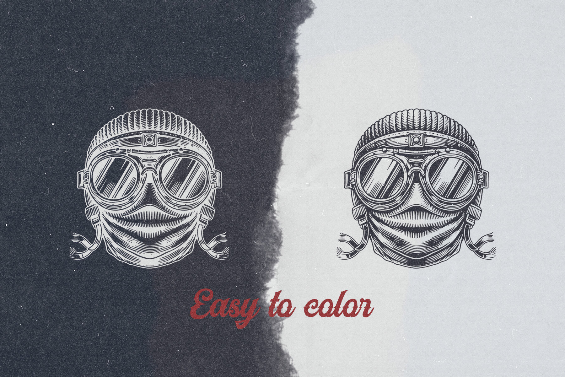 Ride Free Motorcycle Illustrations 4