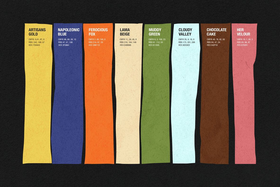 Paper Cut Out Shapes Collection 6