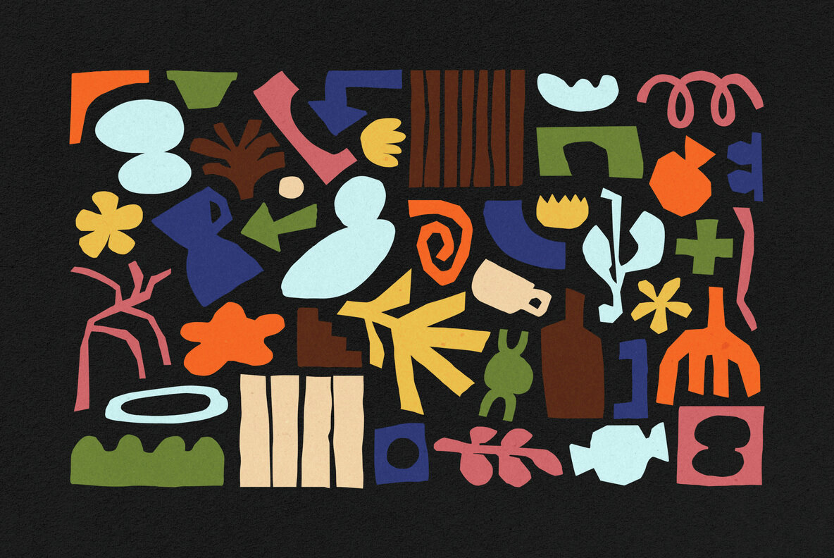 Paper Cut Out Shapes Collection 11