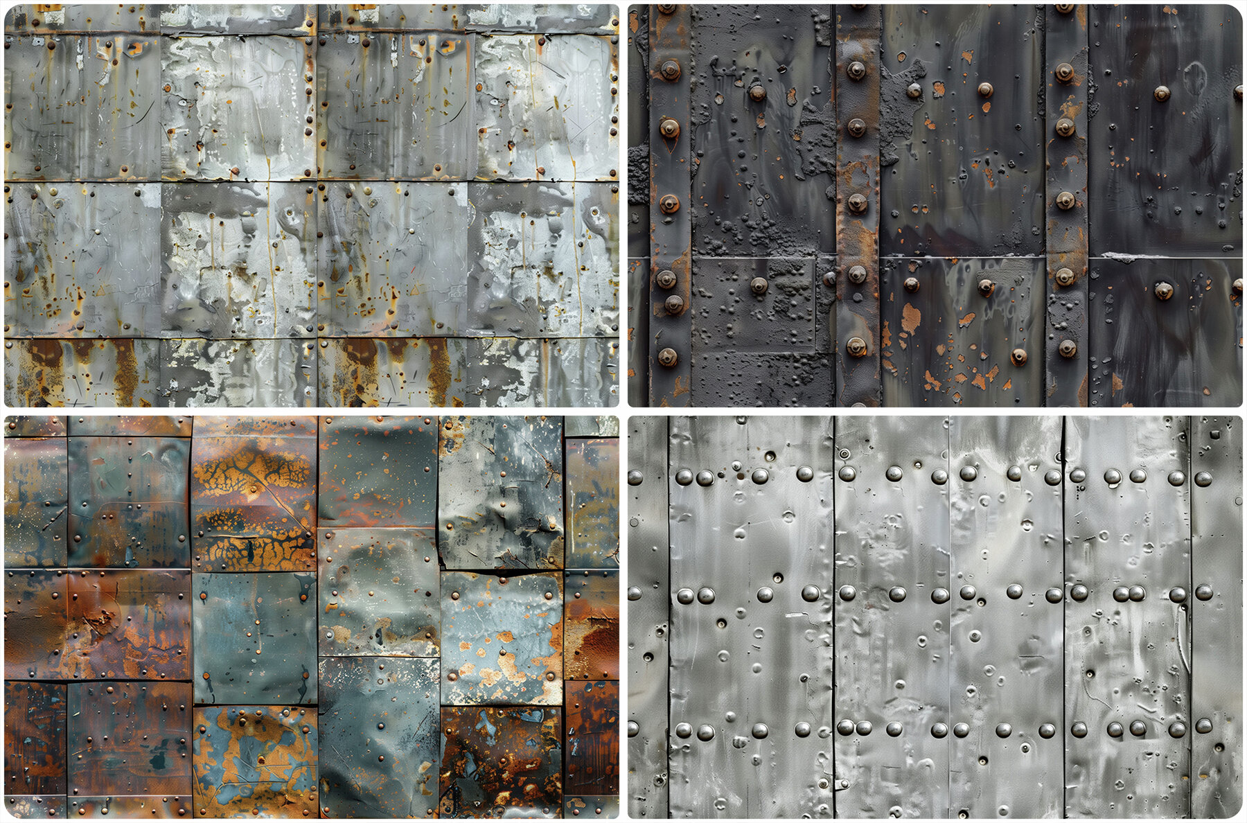 30 Metal Wall Texture Backgrounds 4