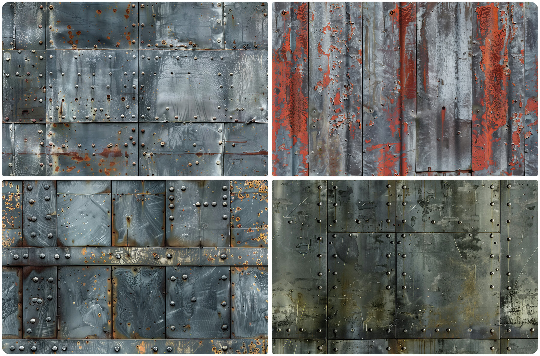 30 Metal Wall Texture Backgrounds 6