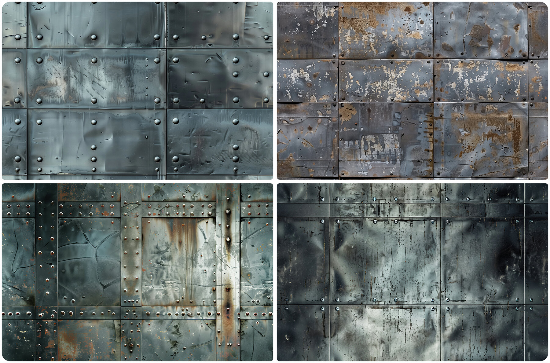 30 Metal Wall Texture Backgrounds 7