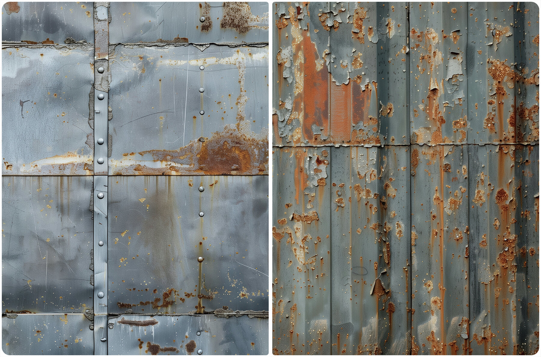30 Metal Wall Texture Backgrounds 9